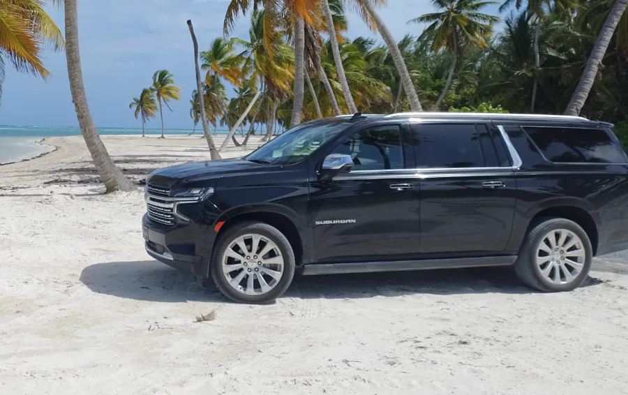 Current-generation Chevrolet Suburban Premier for premium airport arrivals